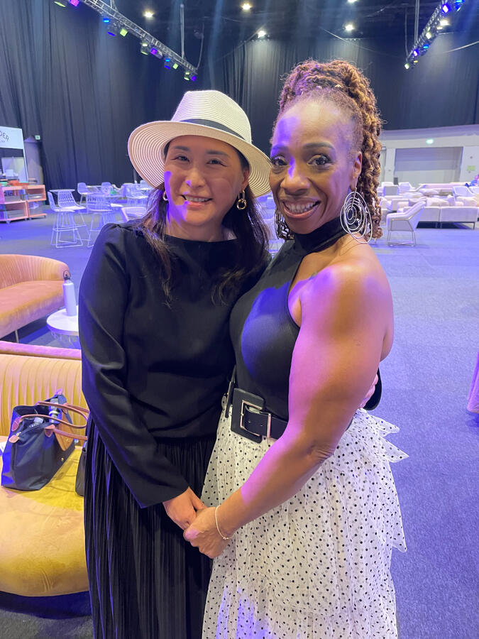 Carrie Anne Yu With Lisa Nichols